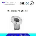 Aluminum injection Casting Heavy Duty Flag Holder/Bracket